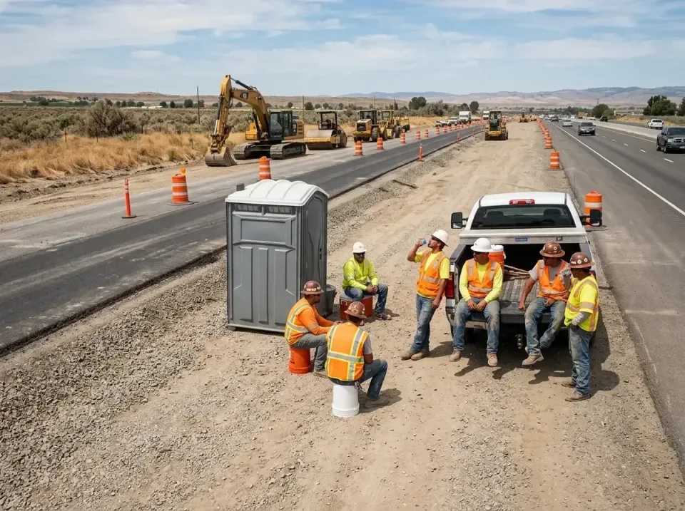 highway-road-construction-crew-007 — frequently asked questions, Porta Potty and Restroom Rentals in Paradise, CA